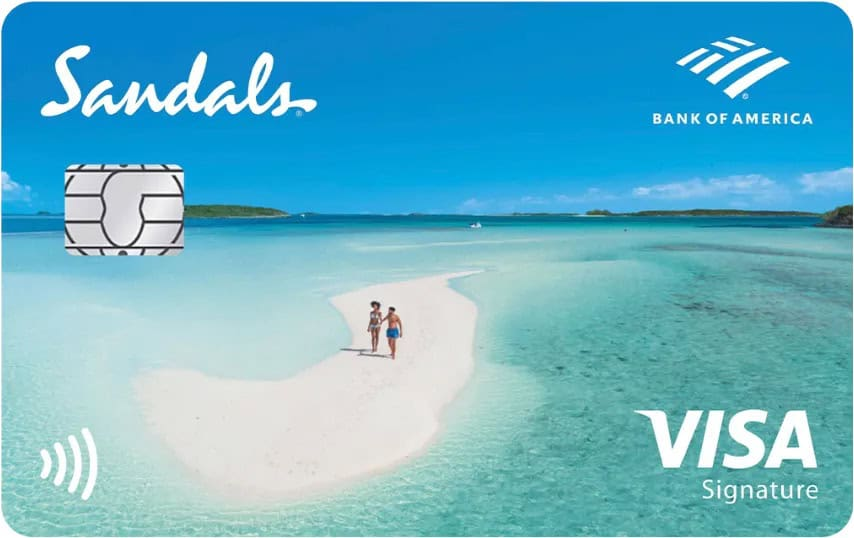 Bank of America Sandals Visa Signature Credit Card